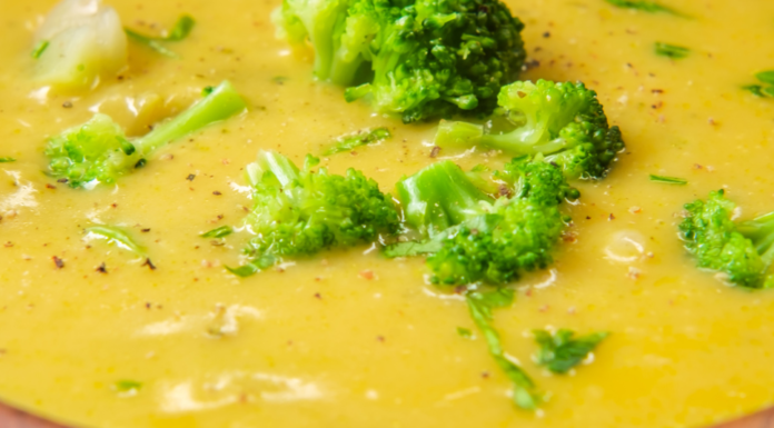 CREAM OF BROCCOLI AND CHEESE SOUP