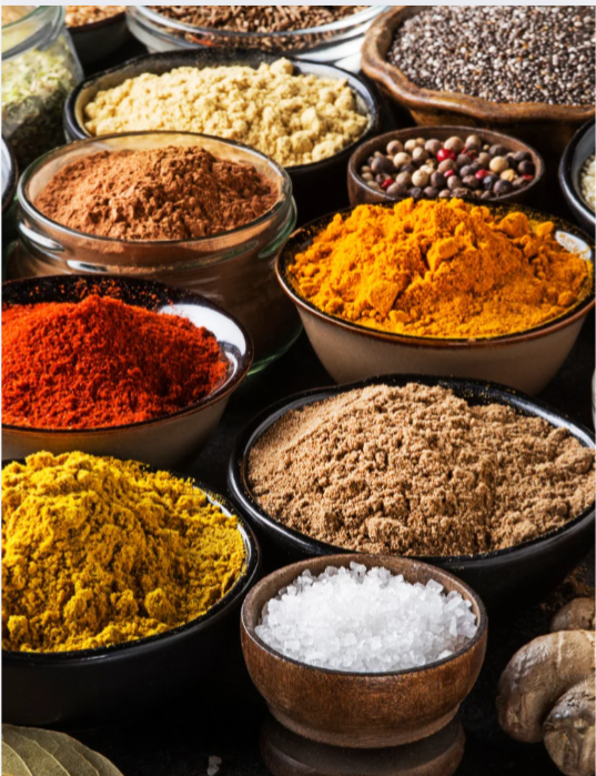 Seasonings, Spices and Salts